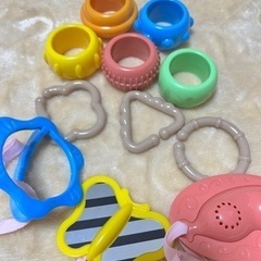 【美品】赤ちゃん用おもちゃ 知育ジム&ウォーカー　ねんね〜押し歩き用の画像