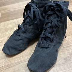 ハイカット　SANSHAダンスシューズ　布製