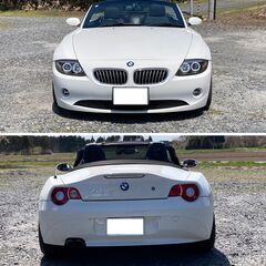 【車検満タン】H16/BMW/Z4/7万キロ/オープンカー/社外ヘッドライト/イカリング/整備多数の画像