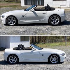 【車検満タン】H16/BMW/Z4/7万キロ/オープンカー/社外ヘッドライト/イカリング/整備多数の画像