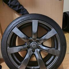 最終値下げ！R３５GTR前期タイヤホイール４本　285/35  255/40の画像