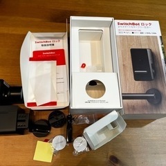 Switch bot スマートロックとキーパッドタッチの画像