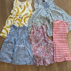 夏ワンピース5点　110〜120 シルバニア、si shu no...