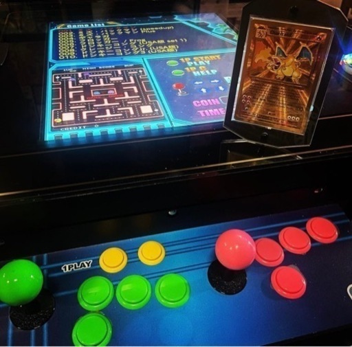 【9月末まで】昭和レトロ　アーケードゲーム　ゲームテーブル　501種類のミニゲーム　鍵付き