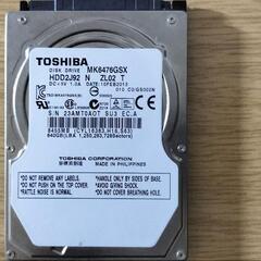 【ネット決済・手渡可】TOSHIBA  HDD 640GB 