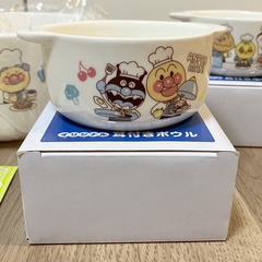 【受け渡し予定者決定】アンパンマン 耳付きボウル2つ / ザル&ボウル / シール2枚の画像
