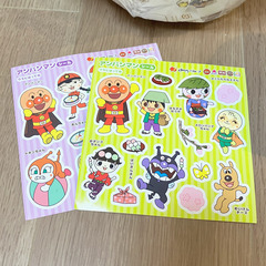 【受け渡し予定者決定】アンパンマン 耳付きボウル2つ / ザル&ボウル / シール2枚の画像