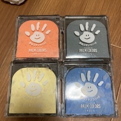手形スタンプパッド　4色セット