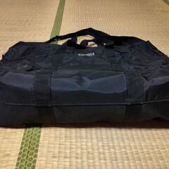 黒ナイロンバッグの画像