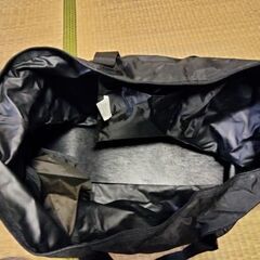 黒ナイロンバッグの画像