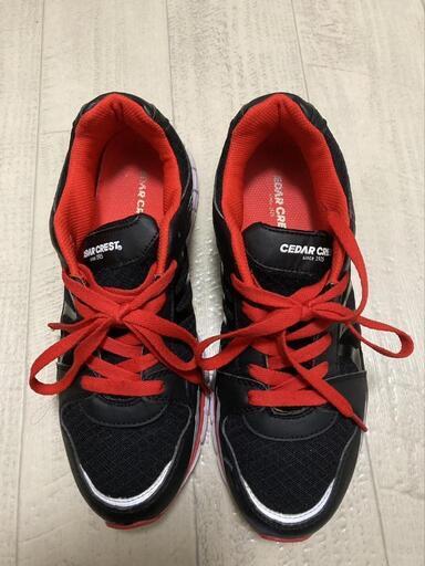 CEDARCREST スニーカー メンズ 27cm 赤 レッド