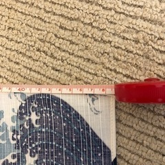 葛飾北斎の図柄の風呂敷の画像