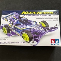【新品】タミヤ　ミニ四駆　キーンホークJr. クリヤーパープルス...