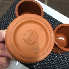 陶器製　　入れ物　3個セット
の画像