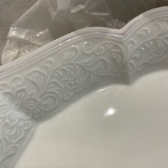 白　大皿　和食器の画像