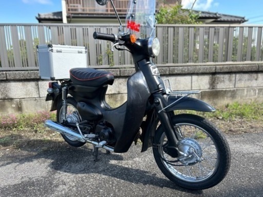 リトルカブ50.自賠責R7/3付☆タイヤ・チェーン・サスペンションなど新品交換済☆キャブオーバーホールで快調！ちょいツーリング仕様^_^
