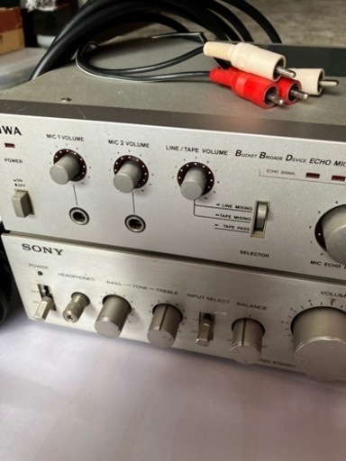 小型アンプ、ミキサー　#カラオケに