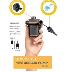 INTEXポンプ ミニ USB エアーポンプ 【新品】 の画像