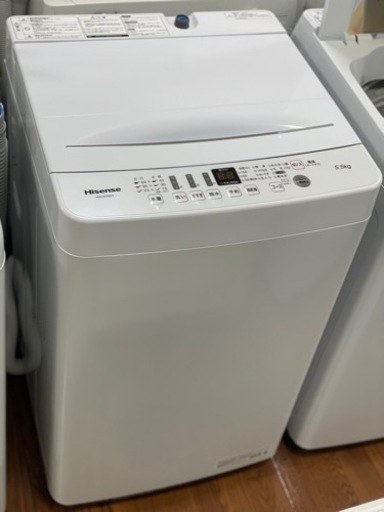 送料・設置込み　洗濯機　5.5kg  Hisense 2021年