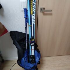 スキー板、ストック、スキーブーツ3点セット　キッズ　の画像