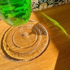 ガラスコップ2客 純喫茶  レトロ喫茶　クリームソーダ 昭和レトロの画像