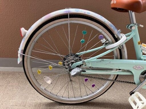 子供用　自転車　２２インチ　ブリヂストン　リコリーナ　３段変速付