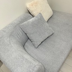 受渡決定【亀戸】2人がけソファー グレー ワンアーム