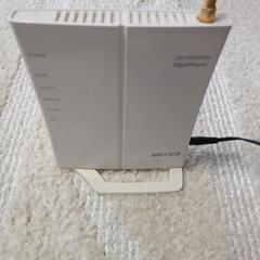 無線LANアンテナBuffalo WLE-DAHと無線LAN親機＆子機WHR-HP-GNのセットです。の画像