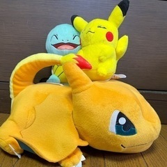 ポケモンぬいぐるみ3体！