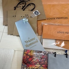 coach長財布　ブランド紙袋の画像