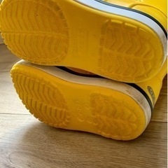 値下げ　クロックス レインブーツ  子供用 crocs 長靴の画像