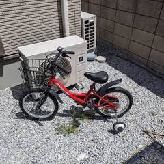 子供用自転車　16インチ　補助輪つき