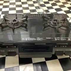 【リサイクルサービス八光】2020年製　リンナイガスコンロ　LPガス　右強火　RTE640BK2
