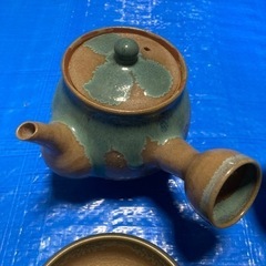 急須湯冷し湯呑みセットの画像