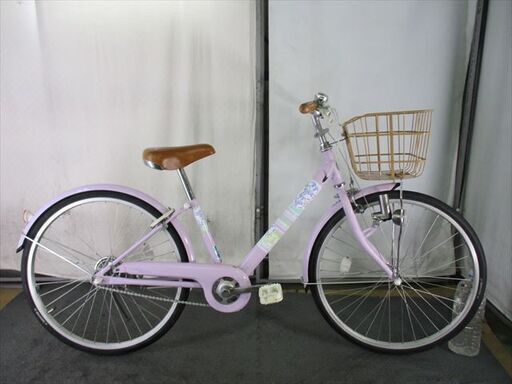 ブリジストン エコパル 薄紫 自転車 22インチ 女の子 直接の引き取り