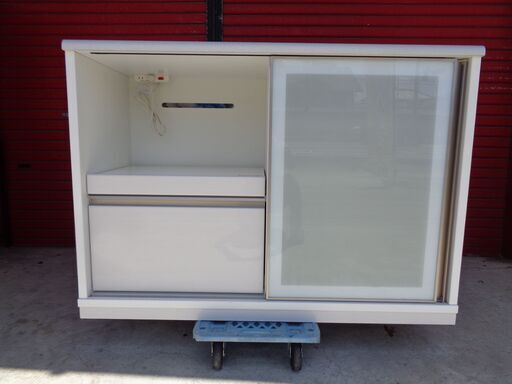 ニトリ　キッチンカウンター　ホワイト　幅120　中古