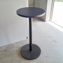 【値下げしました】円形カフェテーブル（H105cm）①