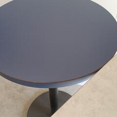 【値下げしました】円形カフェテーブル（H105cm）①の画像