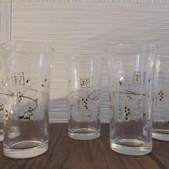 【未使用品】たち吉 つち目ぶどう ひと口ビールグラスの画像