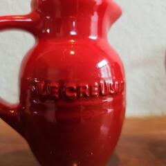 【キャンセル待ち】お値下げしました!ル・クルーゼ　未使用ソルト&ペッパー入れの画像