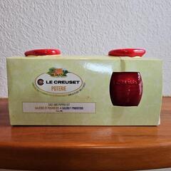 【キャンセル待ち】お値下げしました!ル・クルーゼ　未使用ソルト&...