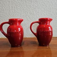 【キャンセル待ち】お値下げしました!ル・クルーゼ　未使用ソルト&ペッパー入れの画像