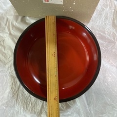 【新品】木地呂塗り　ろくろ鉢木製　　の画像
