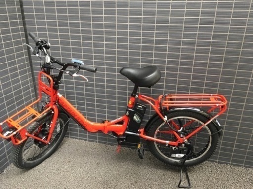 キャプテンスタッグ　eバーギー電動fdb206  自転車 折りたたみ自転車