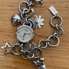 【ジャンク】コーチ　時計　チャームブレスレット