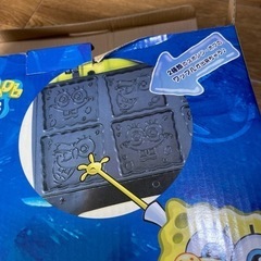 スポンジボブ　ワッフルメーカーの画像