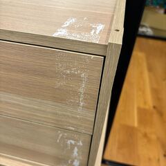 収納棚　引き出し2段&収納ボックス2つの画像