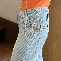変わりデザイン　レディースデニムパンツ　2145