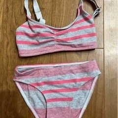 95cm  女の子 水着4点セットの画像