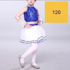 120cm✨ 女の子 子供 キッズ ダンス衣装 練習着の画像